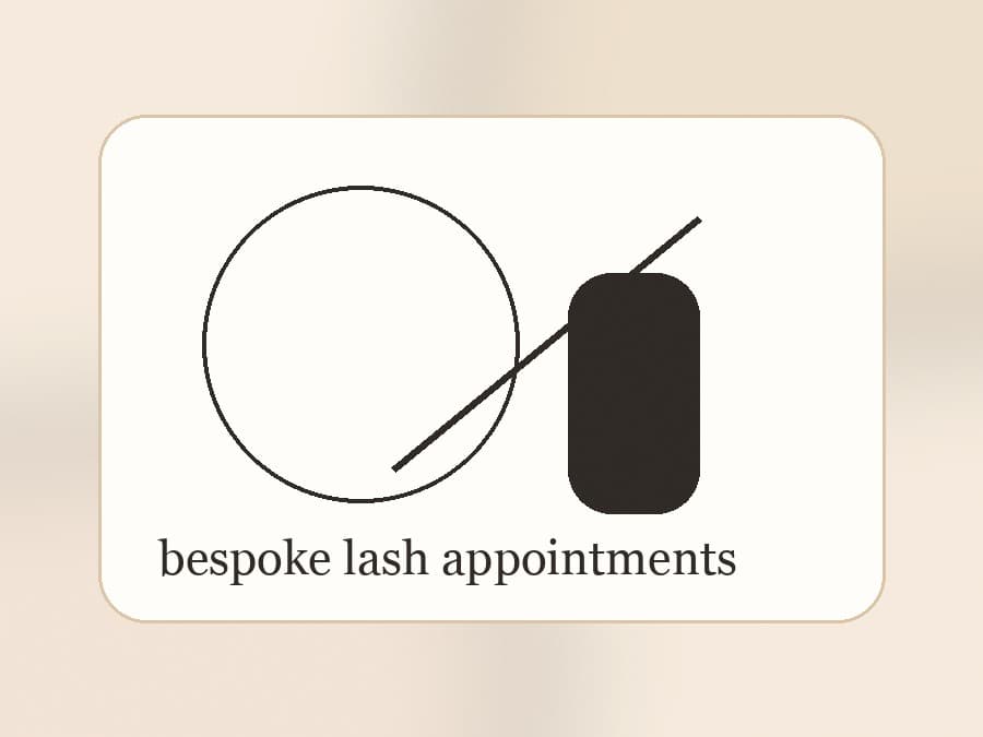 Elegant lash appointment styling at CC & CO.